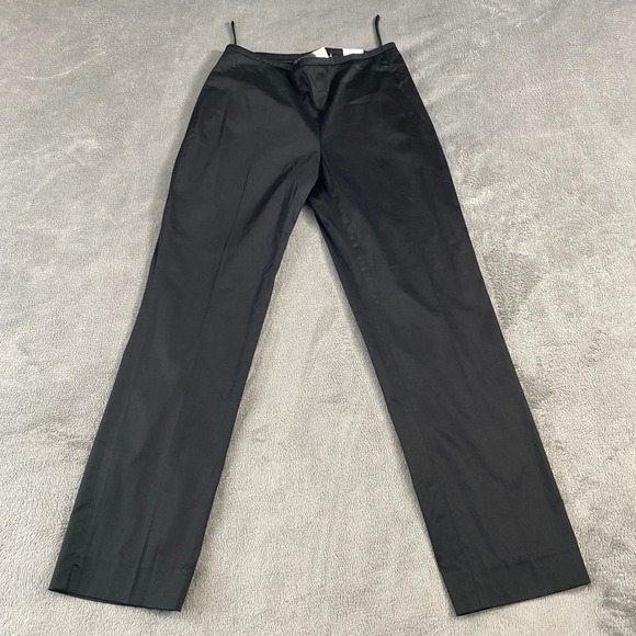 J.McLaughlin Pants - J.McLaughlin Black Ankle Length Cotton‎ Blend Pants Womens 0 Office Career New